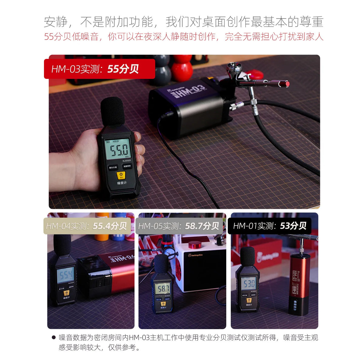 Hobby Mio HM-03 Mini Airbrush Compressor