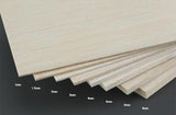Stack of 1mm to 8mm balsa wood sheets for 5/10pcs pack
