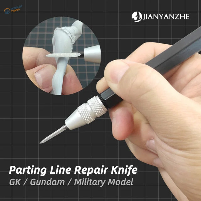 Fine carving and scraping tool for plastic models and Gunpla