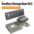 Gray plastic auxiliary storage base dlc with engraved gzs branding and 3mm cutting guide for scale modeling tools