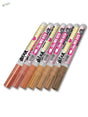 Flesh tones acrylic pens: 7 Model Marker MS-025 in warm earth tones