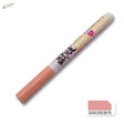 Peach flesh tones acrylic pen with white cap and pink heart label