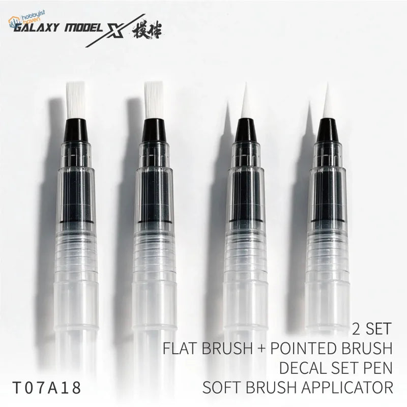 Galaxy 4pcs Water Decal Applicator Pens Set