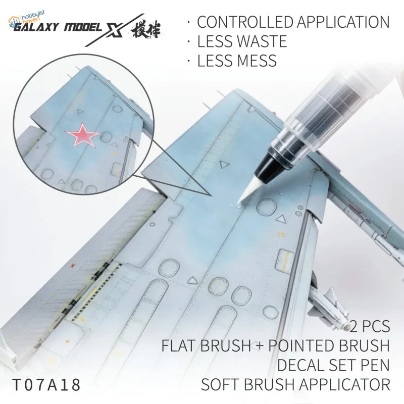 Galaxy 4pcs Water Decal Applicator Pens Set
