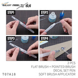 Galaxy 4pcs Water Decal Applicator Pens Set