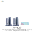 Galaxy Model 1/48 gray plastic LAU-3 rocket launcher with 19 rockets