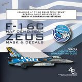 Galaxy Model 1/48 F-16C demo team Zeus decals set