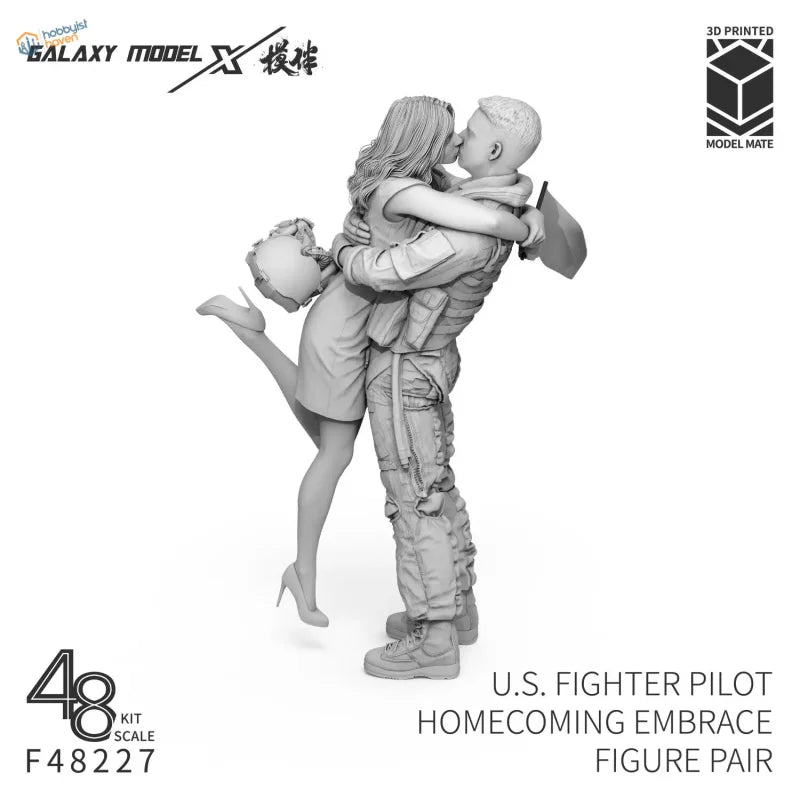 Galaxy Model 1/48 US Fighter Pilot Homecoming 3D-printede figurer (2 figurer)