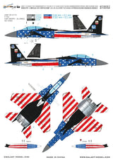 American flag F-15E Eagle 1/72 decals masks set by Galaxy Model