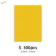 Galaxy model mask circles: yellow precision hobby grid sheet 0.5-1.9mm thick