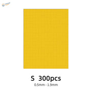 Galaxy model mask circles: yellow precision hobby grid sheet 0.5-1.9mm thick