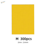 Galaxy model precision hobby mask circles: yellow sticky trap sheets, 300 pcs, 2-3.4mm thick