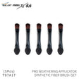 Galaxy Model Weathering Pigments: 5 dual-ended black synthetic brushes