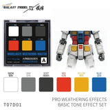 Galaxy model t07d01 weathering effects set with six paint colors