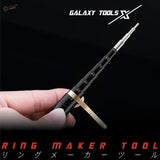 Galaxy tool stepped mandrel with black silver tapered ring maker design