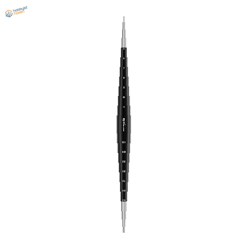 Galaxy Tool Stepped Mandrel black silver precision caliper