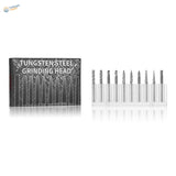 DSPIAE grinding heads for electric grinding pen, 10 tungsten steel in holders