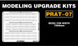 Prat-07 metal etch plates bezel upgrade kit for 7/8/9mm Gundam models