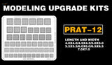 Prat-12 Gundam metal etch plates with white grid sheet upgrade kit