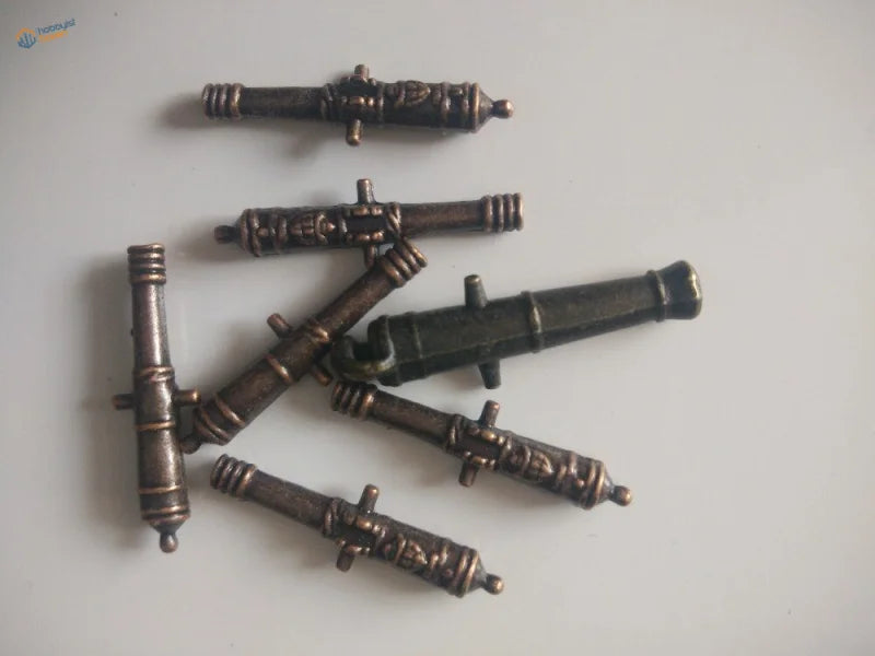 Halcon 1840 1:100 ship accessories kit miniature bronze cannons
