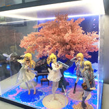 Handmade cherry tree in pink blossom acrylic diorama