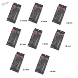 Carbide scribing knives with cutting tips