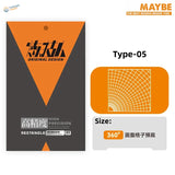 High-precision type-05 scribing tape with orange-black grid for panel lines