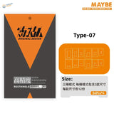 High precision type-07 scribing tape with orange black triangular packaging