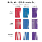Hobby Mio HMD Complete Set, all nine sanding stick packs