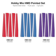 Hobby Mio HMD Pointed Set, HMD-021, 022 and 023 in three grits