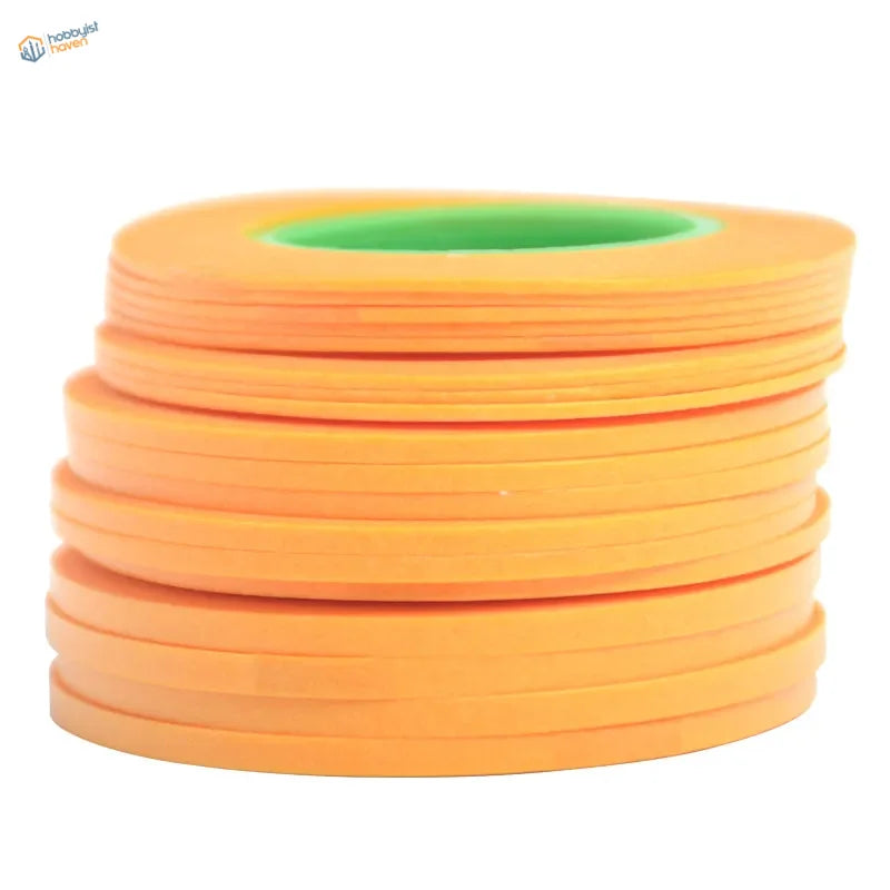 Hobby Design ultra-thin modeling masking tape orange adhesive with green core for precision hobby tools and model building tools