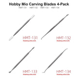 Hobby Mio carving blades 4-Pack, HMT-131 to HMT-134