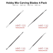 Hobby Mio carving blades 4-Pack, HMT-131 to HMT-134