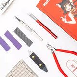 Hobby Mio Scale red-handled precision cutters for scale modeling