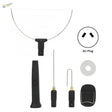 Black handheld antenna kit for Hot Wire Foam Cutter with high density foam accessories