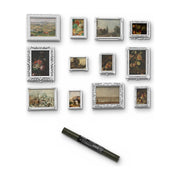 Diorama Gilding: twelve 1/35 European picture frames with a Stedi Dark Gold metallic paint marker
