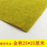 Vibrant golden-yellow landscape grass mat with dense fibrous texture