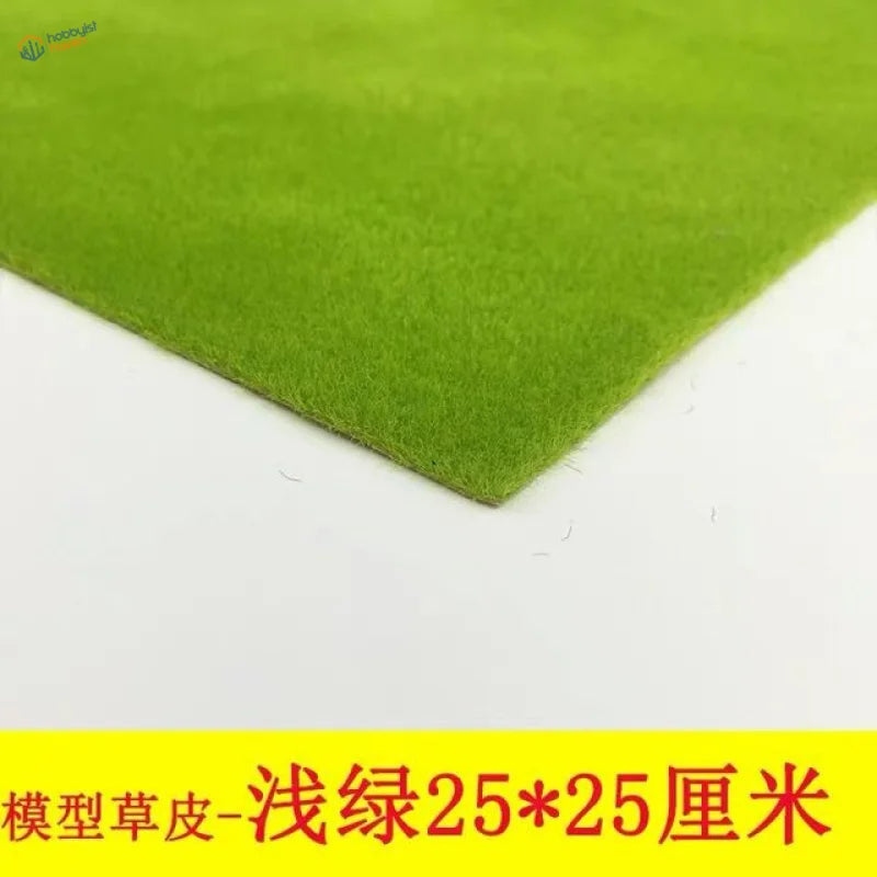 Bright green landscape grass mat, 25x25 cm, 25 models available