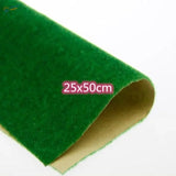 Green felt landscape grass mat, 25x50cm size