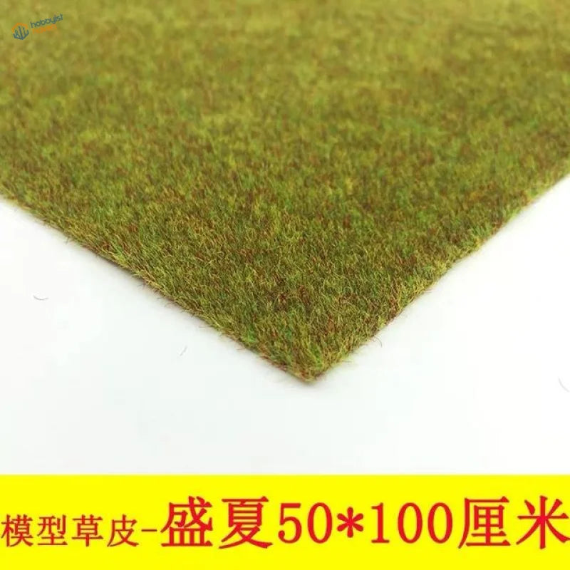 Green landscape grass mat, artificial, 50x100 cm, 25 models available