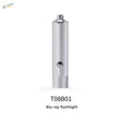 Silver cylindrical rapid-curing UV glue flashlight for scale modeling tools