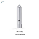 Silver cylindrical rapid-curing UV glue flashlight for scale modeling tools