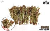 Long shrubs for dioramas in realistic field grass for scale modeling