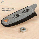 Gray felt magnetic tip on Magnetic Fingertip model building tool