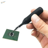 Black-handled precision soldering iron for manual suction pen