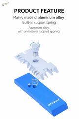 Manwah multi-functional compact photo etched bender with white aluminum alloy, spring support, and threaded adjustment knob for precision hobby tools