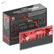 Mazha photo-etch parts bender is a red and black steel tool designed for precise scale modeling and model building tasks