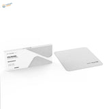 White microfiber cloth for scale modeling, smooth surface removes dust