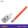 MS101 C mini modeling saw: orange handle with 1 wide blade with two screws