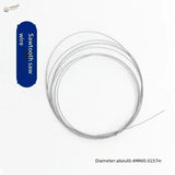 Coiled silver sawtooth saw wire mini wire made of metal with 0.4mm diameter for scale modeling tools and model building tools